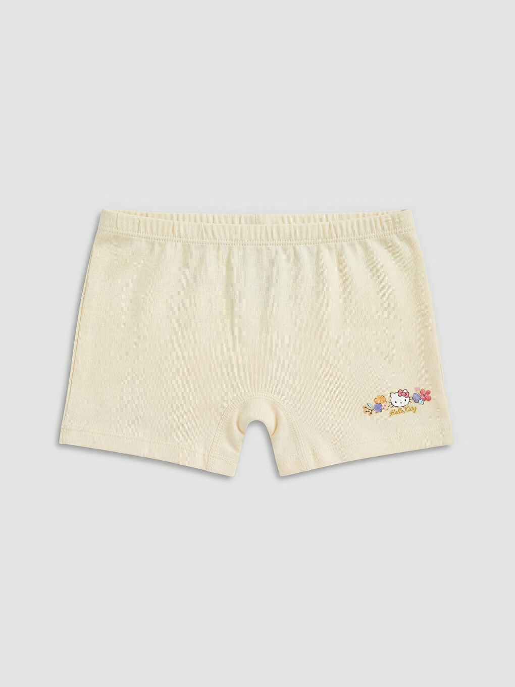 Ekru Kız Çocuk Hello Kitty Baskılı Boxer 3'lü-2