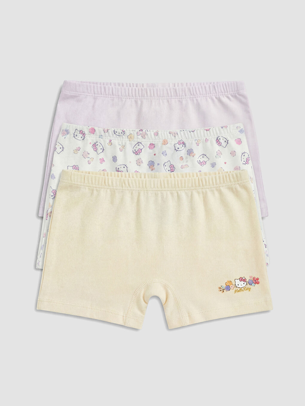 Μοχεράκια Hello Kitty με στάμπα για κορίτσια, συσκευασία 3 τεμαχίων-5