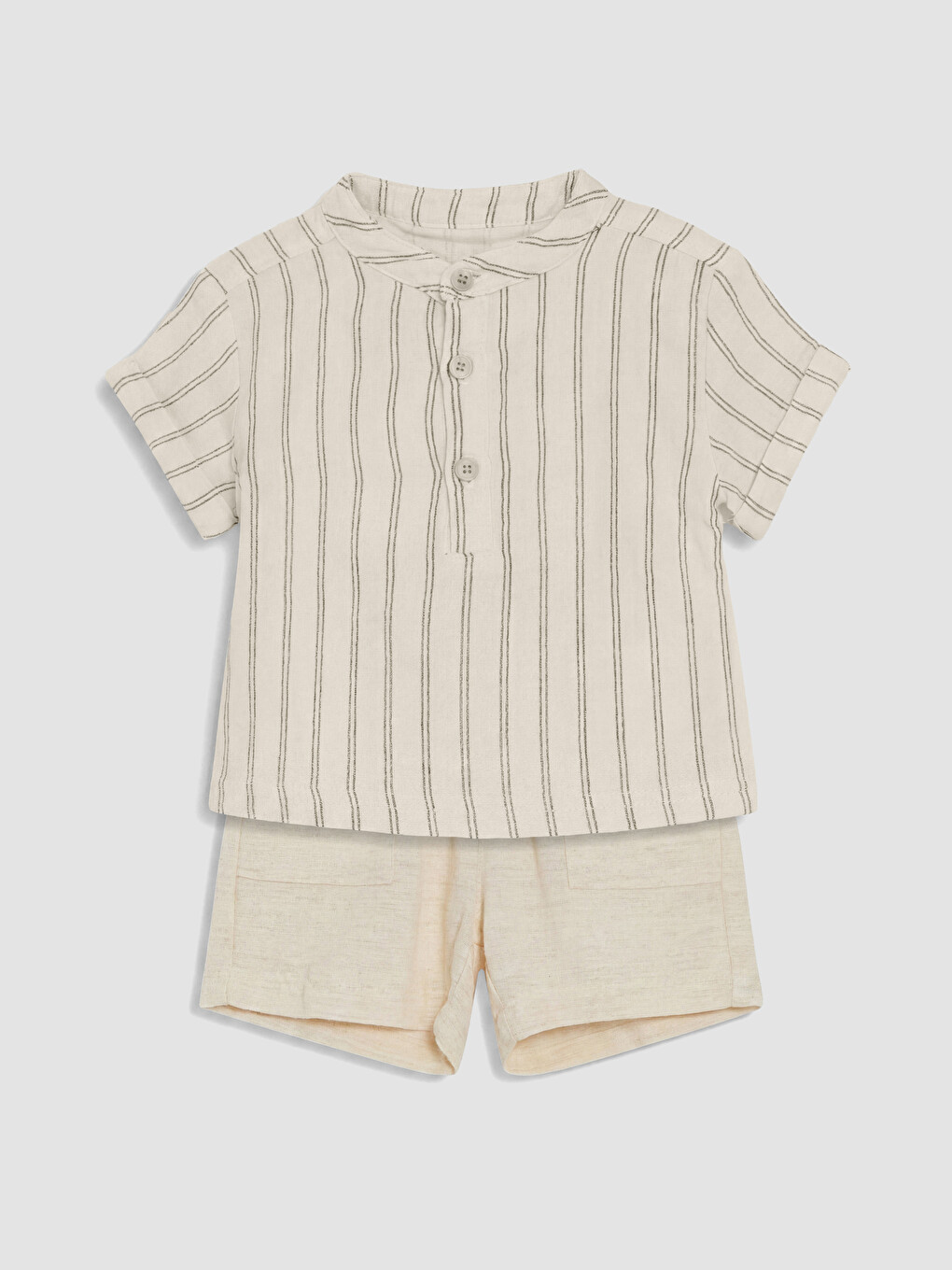 Baby Boy Ecru Set