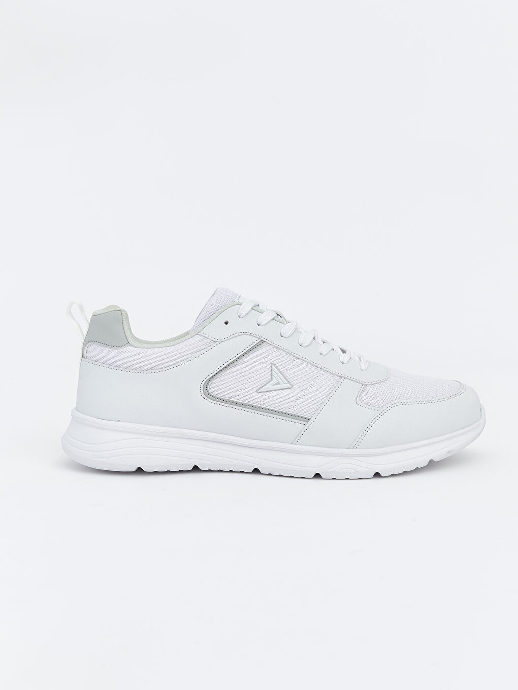 Beyaz Bağcıklı Erkek Spor Ayakkabı-1