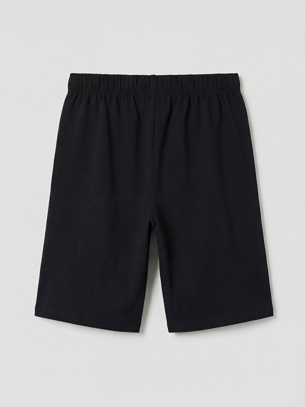 Yeşil Bisiklet Yaka Erkek Çocuk Şortlu Pijama Takımı-4
