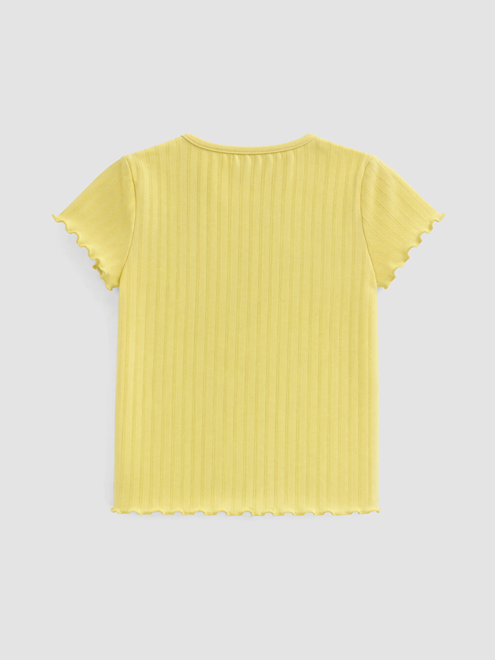 Crew Neck Embroidered Girls' T-shirt-1