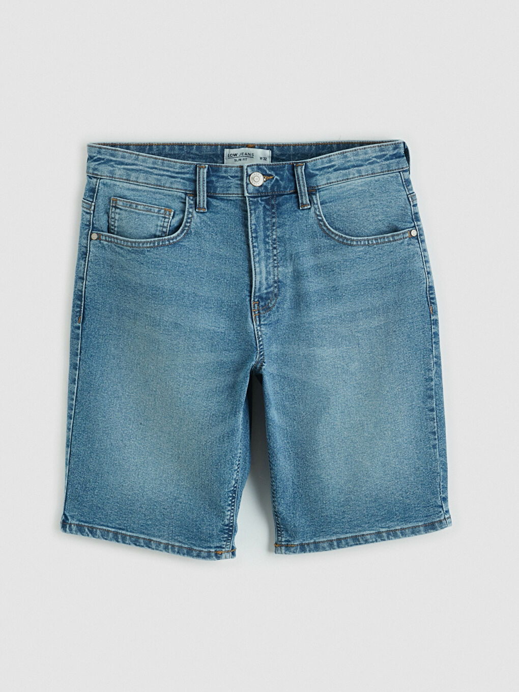 Man INDIGO Denim Shorts-3