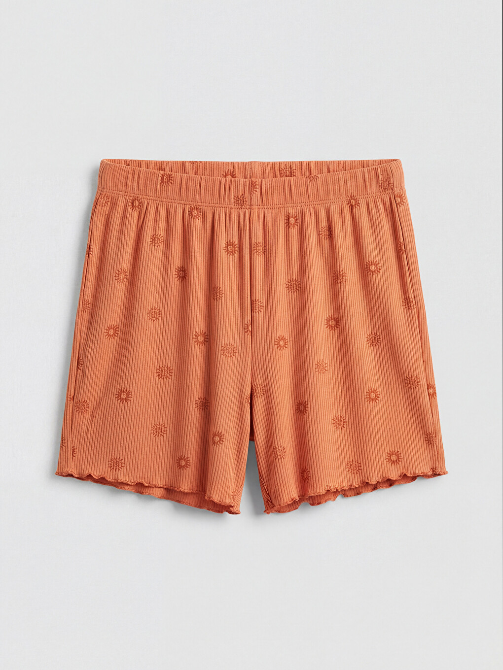 Elastic Waist Women's Shorts Pyjamas Bottom 2 Pack-12