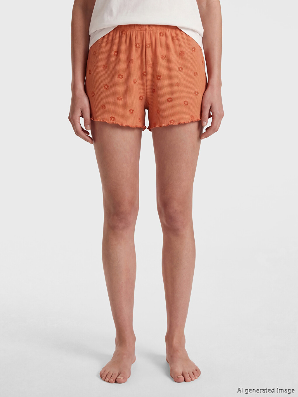 Elastic Waist Women's Shorts Pyjamas Bottom 2 Pack-4