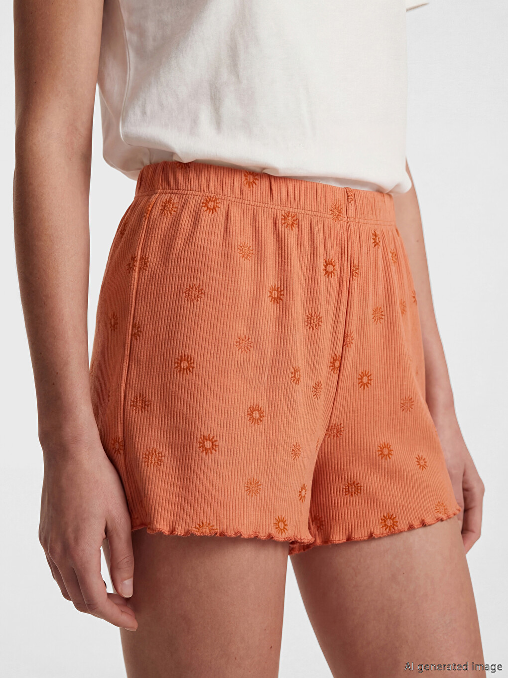 Elastic Waist Women's Shorts Pyjamas Bottom 2 Pack-6