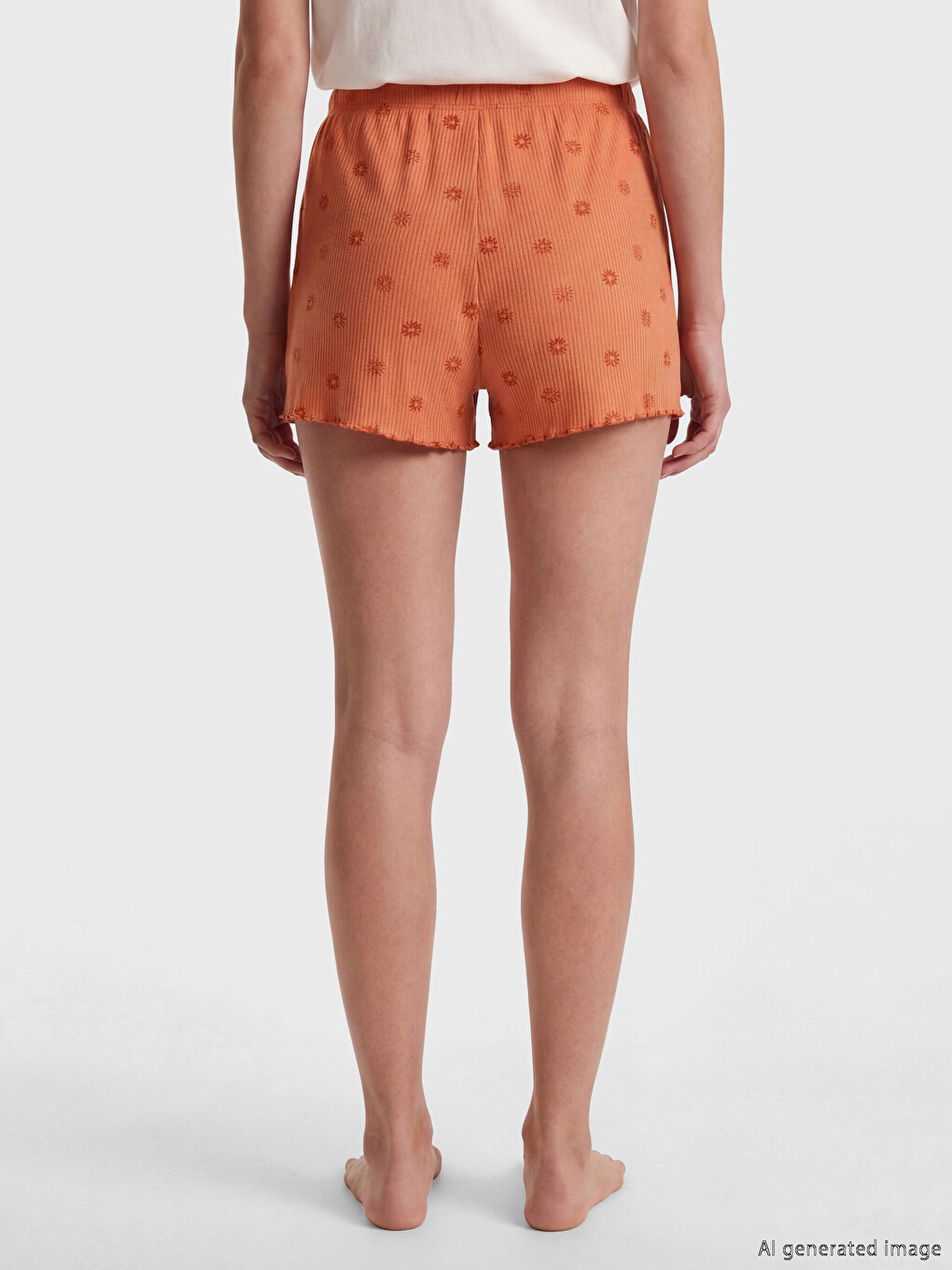 Elastic Waist Women's Shorts Pyjamas Bottom 2 Pack-8