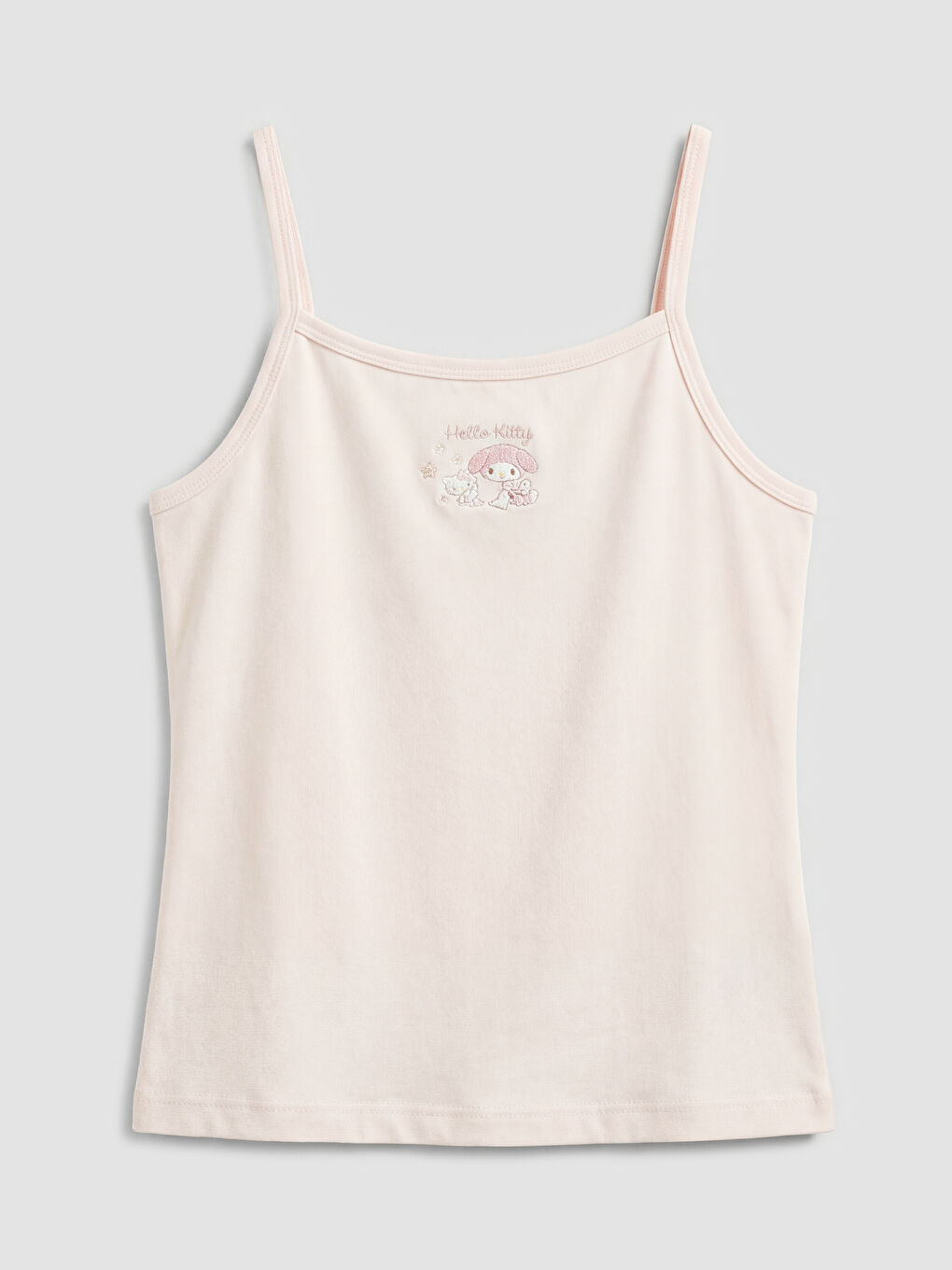 Pembe Hello Kitty Baskılı Kız Çocuk Atlet 2'li-2