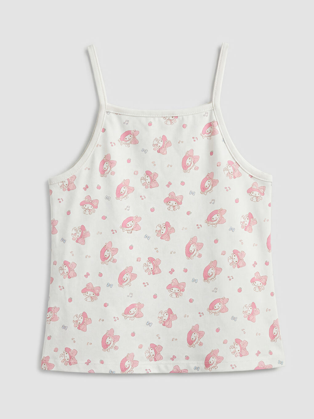 Pembe Hello Kitty Baskılı Kız Çocuk Atlet 2'li-4