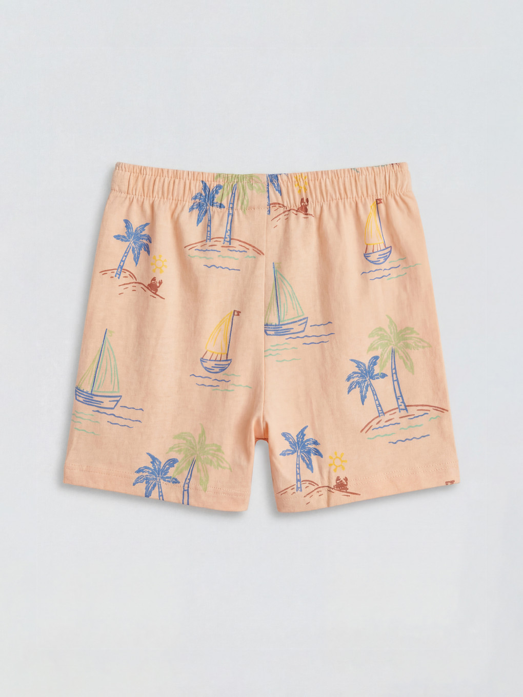 Patterned Baby Boys' Shorts Set-5