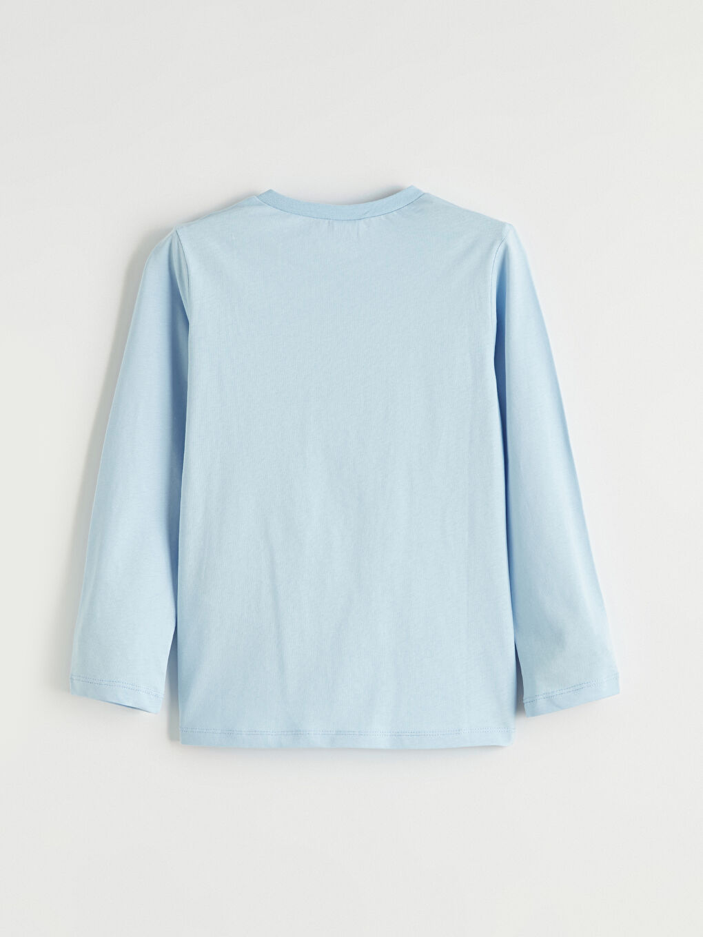 Mavi Baskılı Kız Çocuk Pijama Takım-3