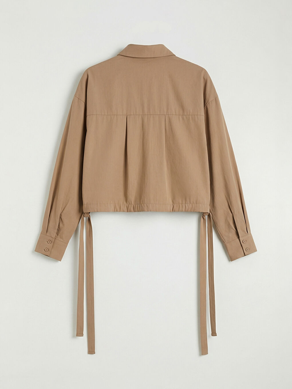 Lace-up Oversize Women's Shirt-5