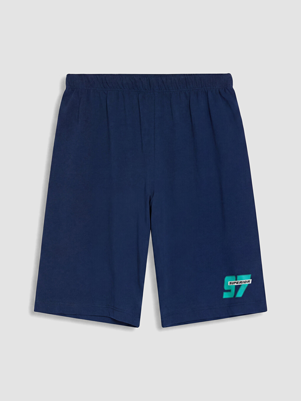 Gri Erkek Çocuk Şortlu Pijama Takımı-4