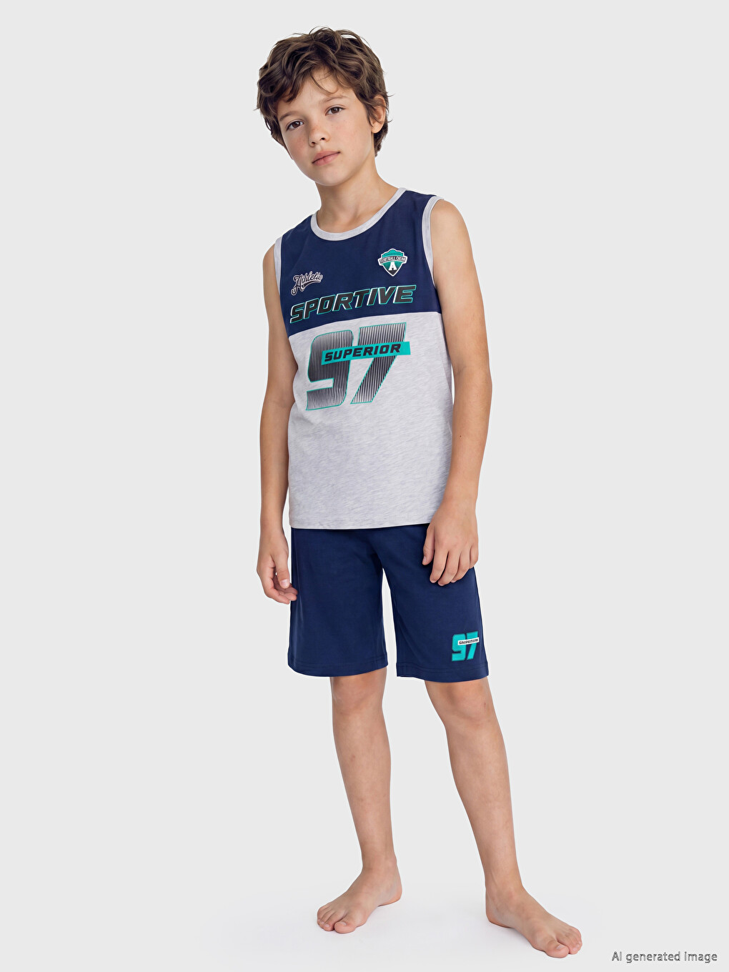 Boys' Shortie Pyjamas Set-1
