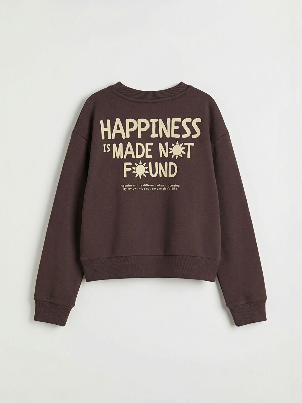 Mürdüm Bisiklet Yaka Kız Çocuk Kalın Sweatshirt ve Eşofman Altı-2