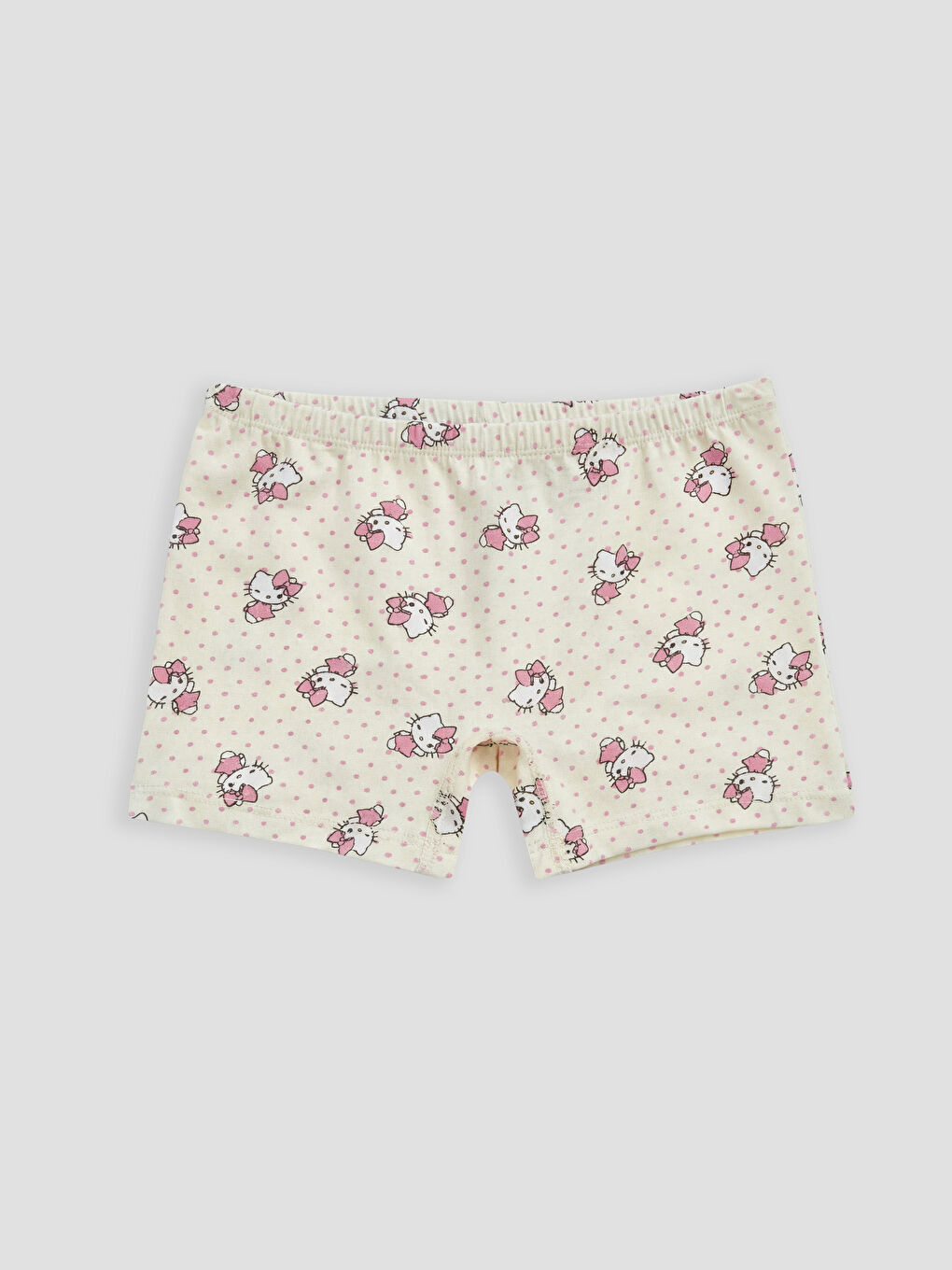Sarı Kız Çocuk Hello Kitty Baskılı Boxer 3'lü-4