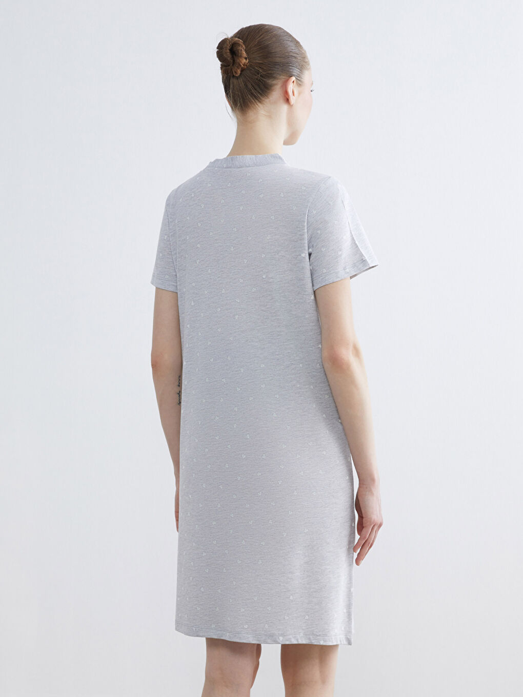 Woman GREY Nightdress-3