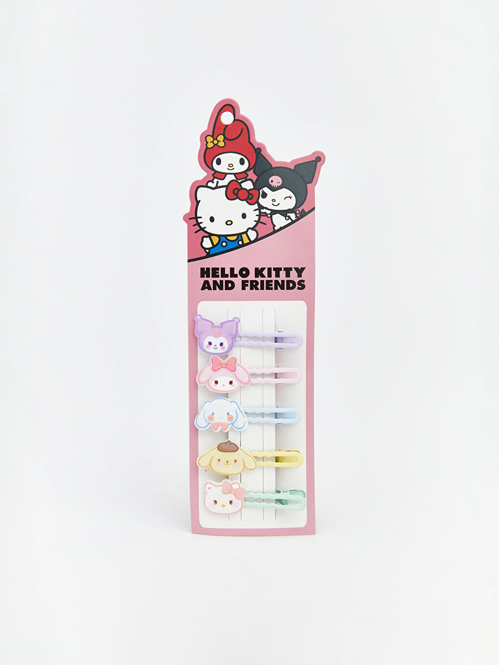 Hello Kitty Figured Girls' Hair Clip Set 5'li