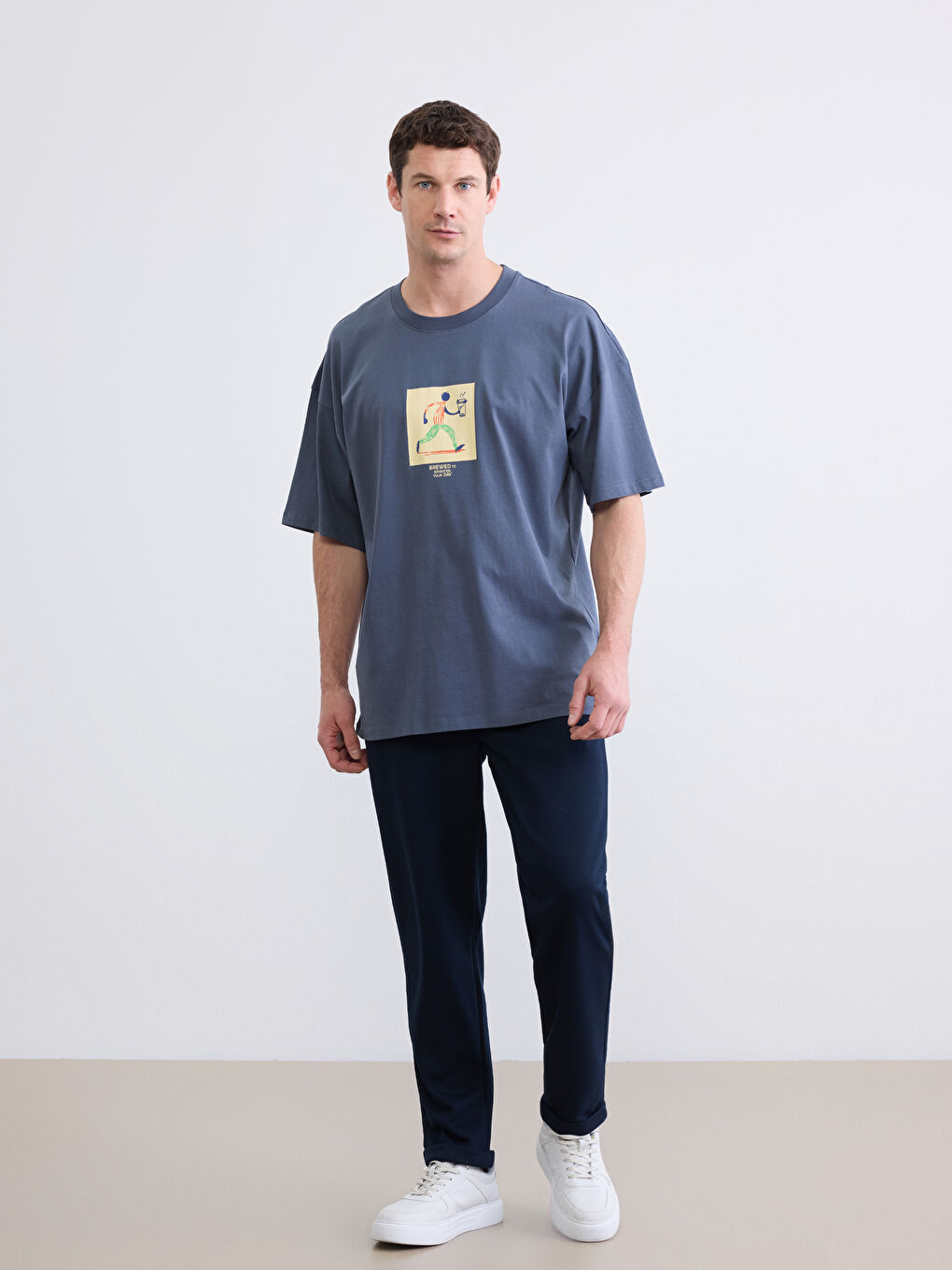 Lacivert Slim Fit Erkek Pantolon