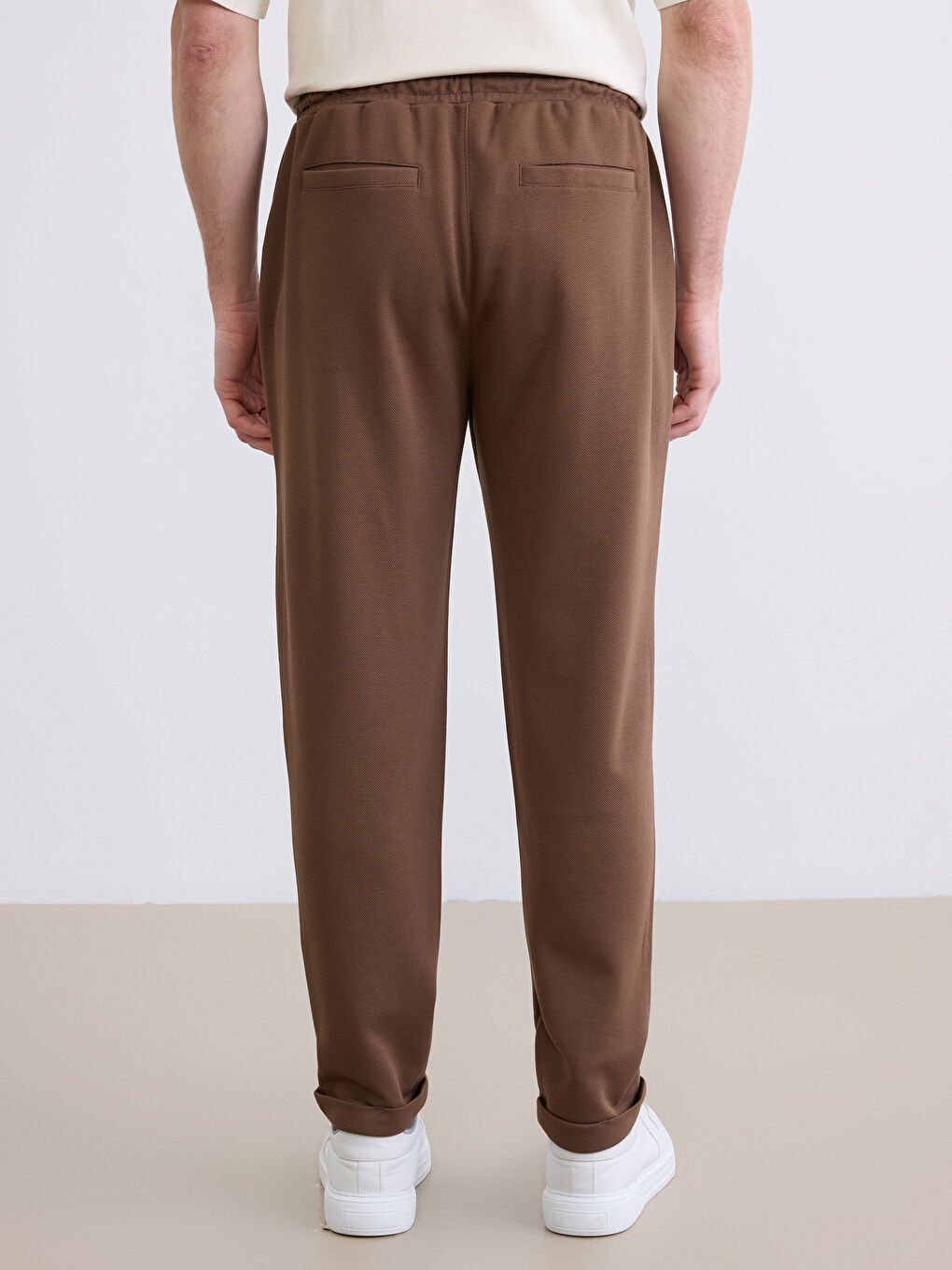 Kahverengi Slim Fit Erkek Pantolon-3