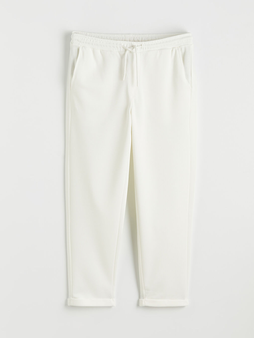 Ekru Slim Fit Erkek Pantolon-4