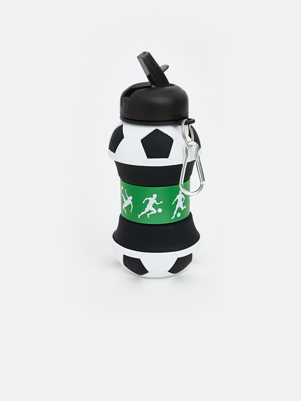 زجاجة ماء مرنة مزينة بالأعلى-2