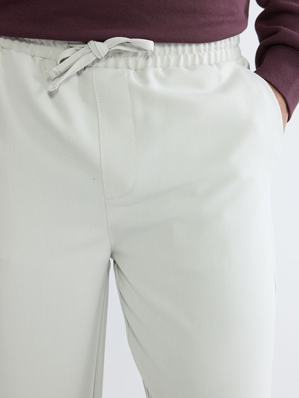 Regular Fit Gabardine Men's Trousers-2