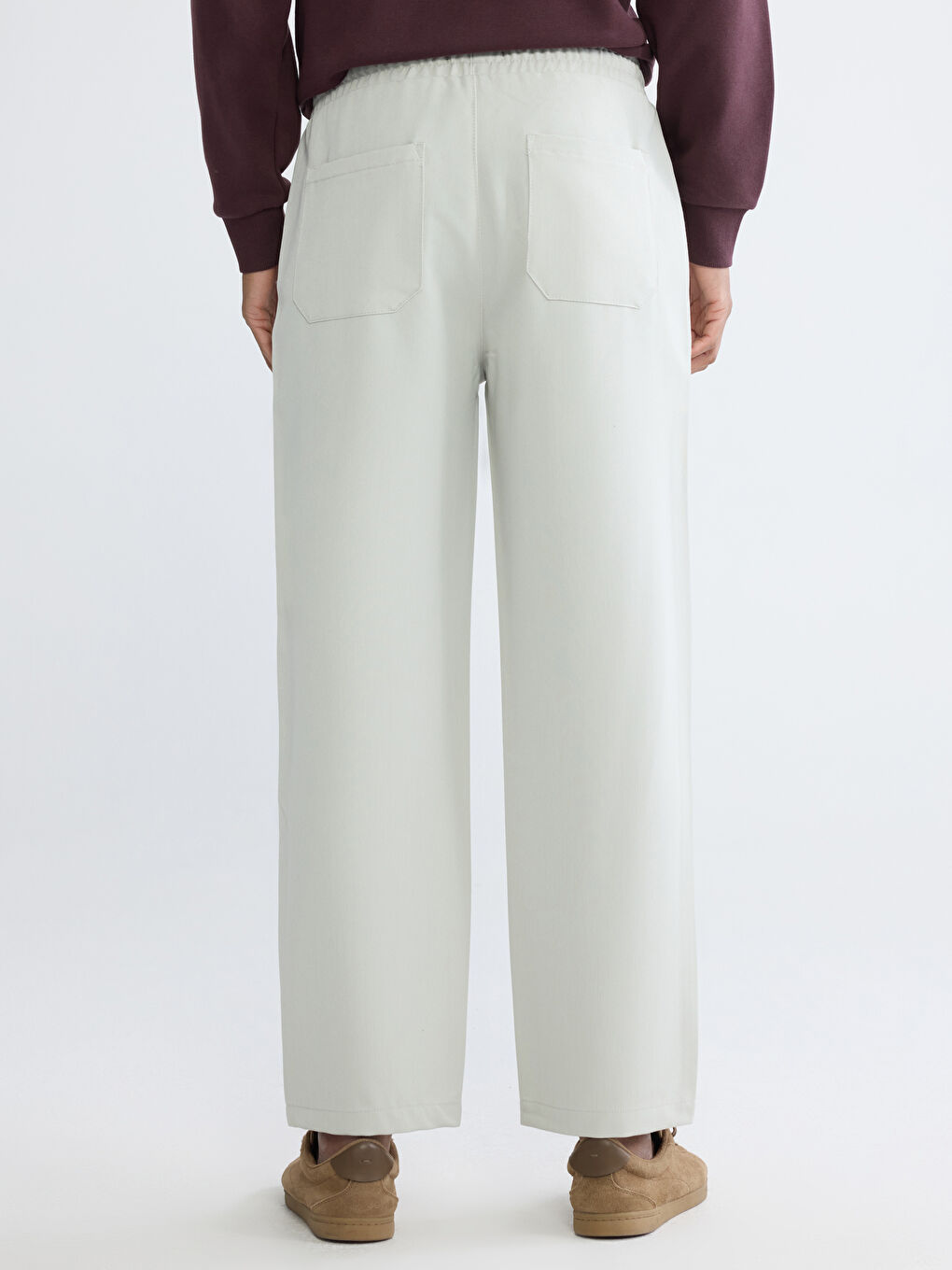 Regular Fit Gabardine Men's Trousers-3
