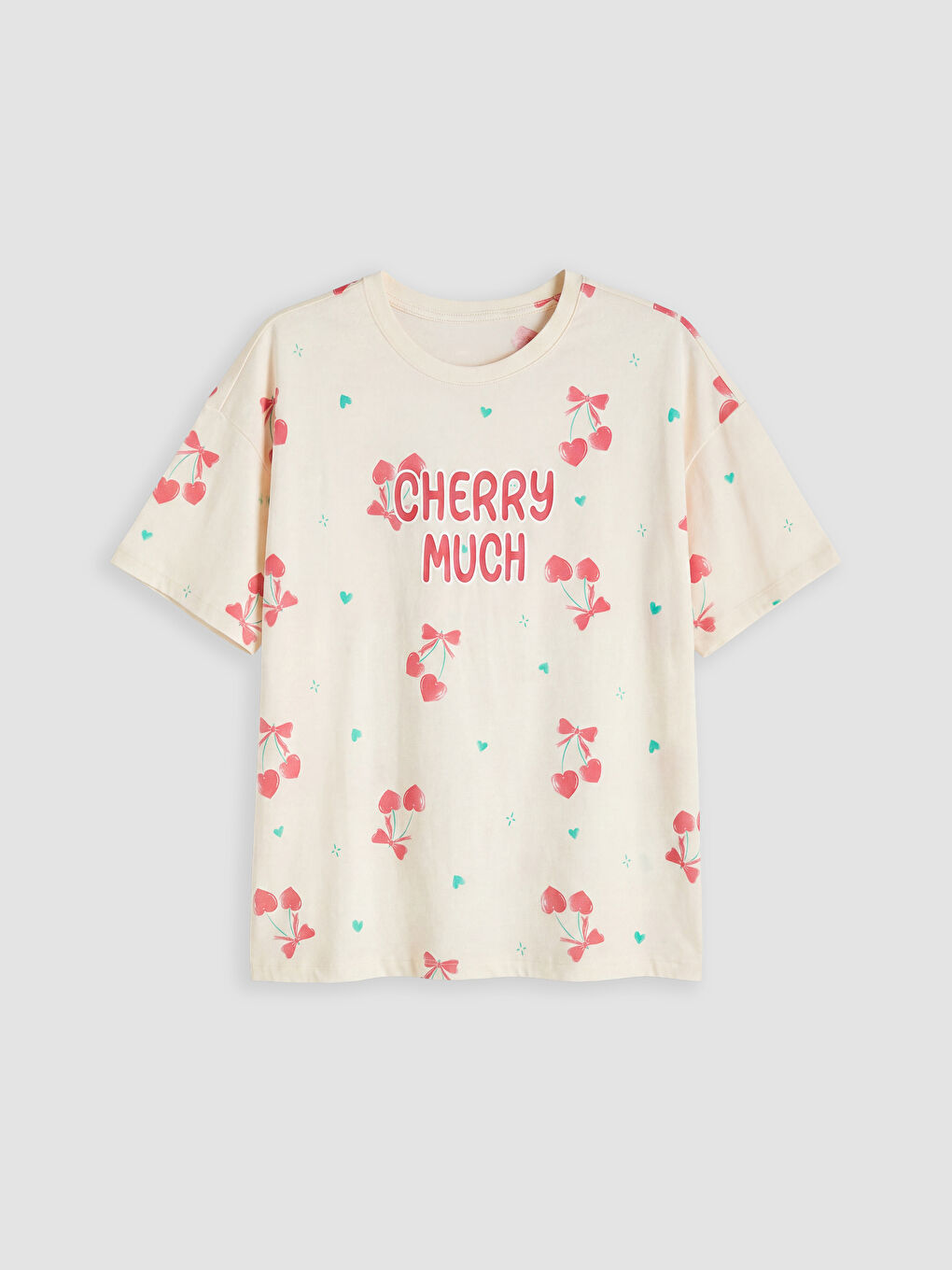 Frau BEIGE Pyjama-Set-1