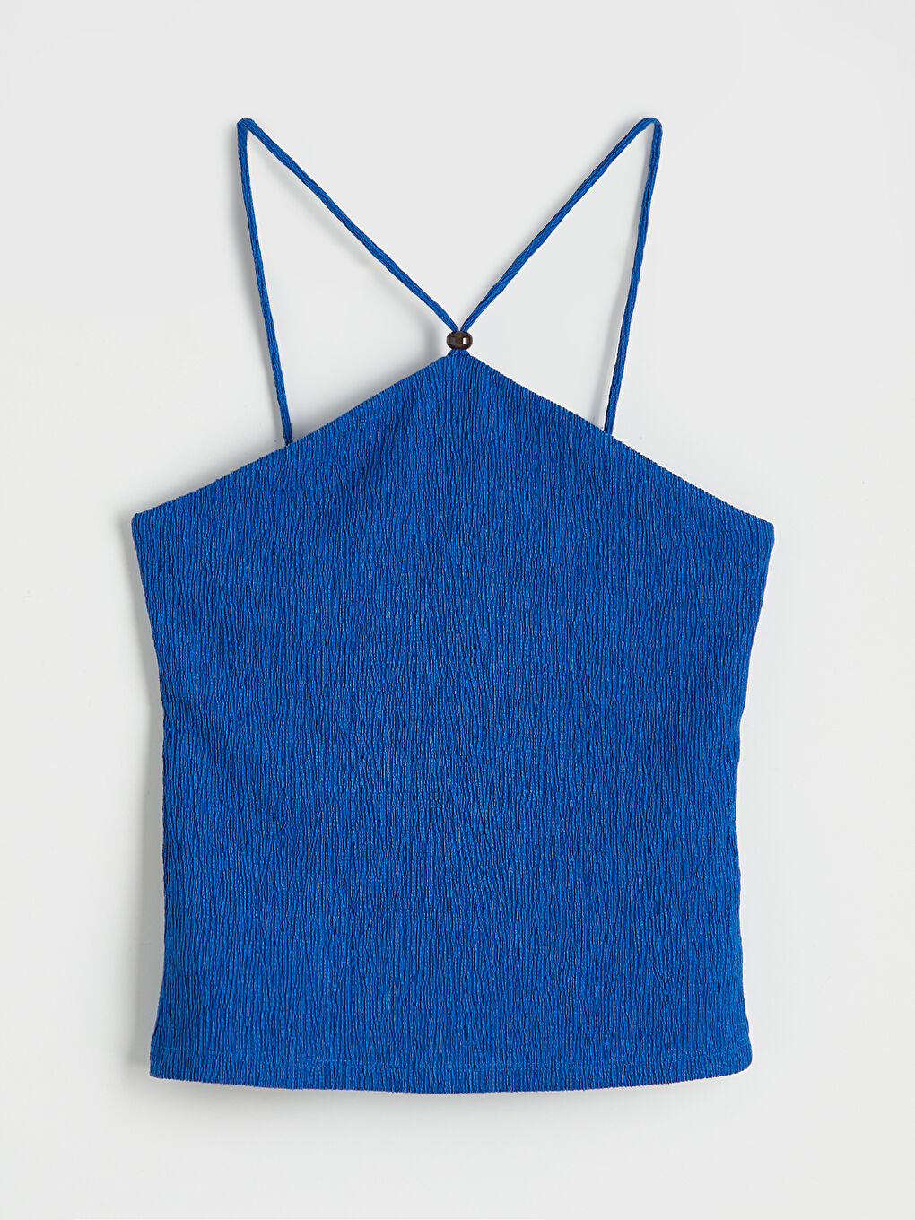 Halter Neck String Strap Blouse-4
