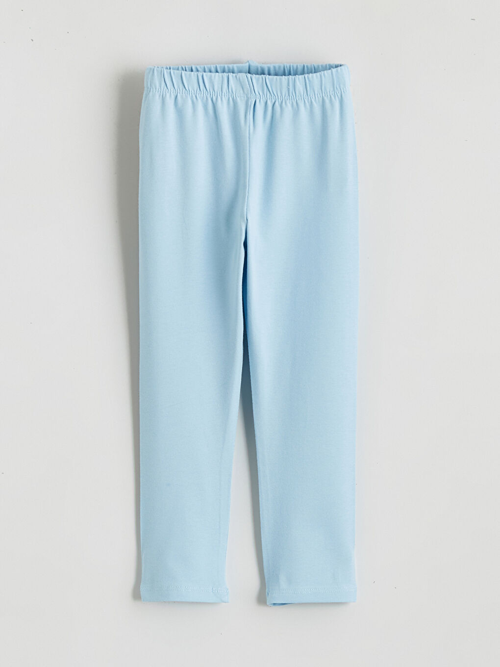 Mavi Beli Lastikli Kız Çocuk Tayt