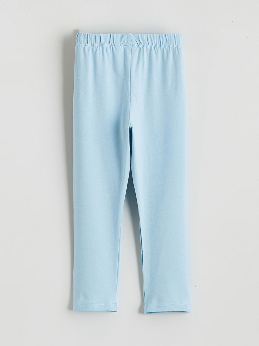 Mavi Beli Lastikli Kız Çocuk Tayt-2