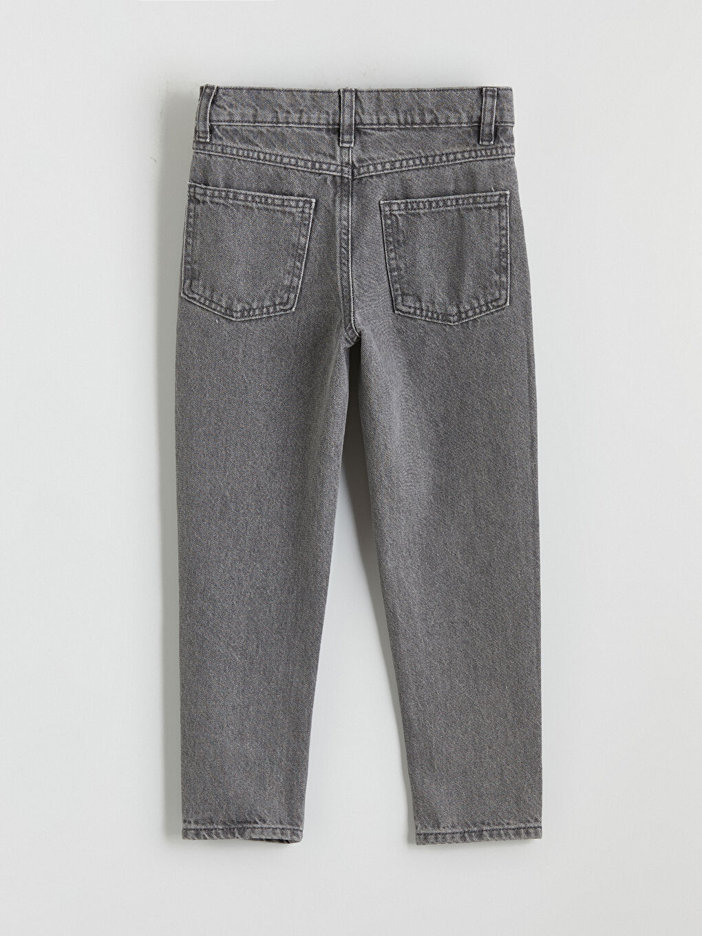 Gri Standart Kalıp Erkek Çocuk Jean Pantolon-3