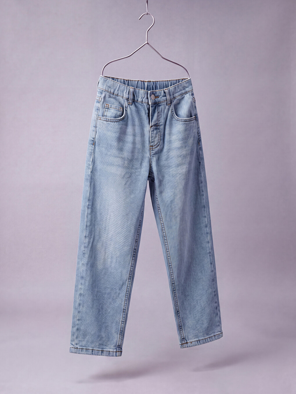 İndigo Baggy Fit Erkek Çocuk Jean Pantolon-2