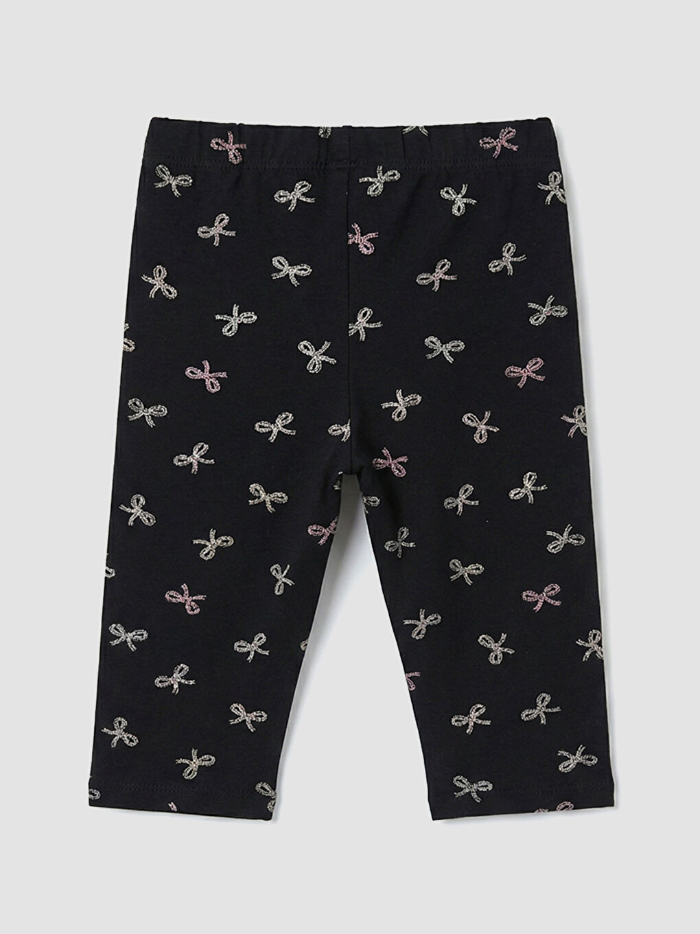 Pembe Baskılı Kız Çocuk Tayt 2'li-4