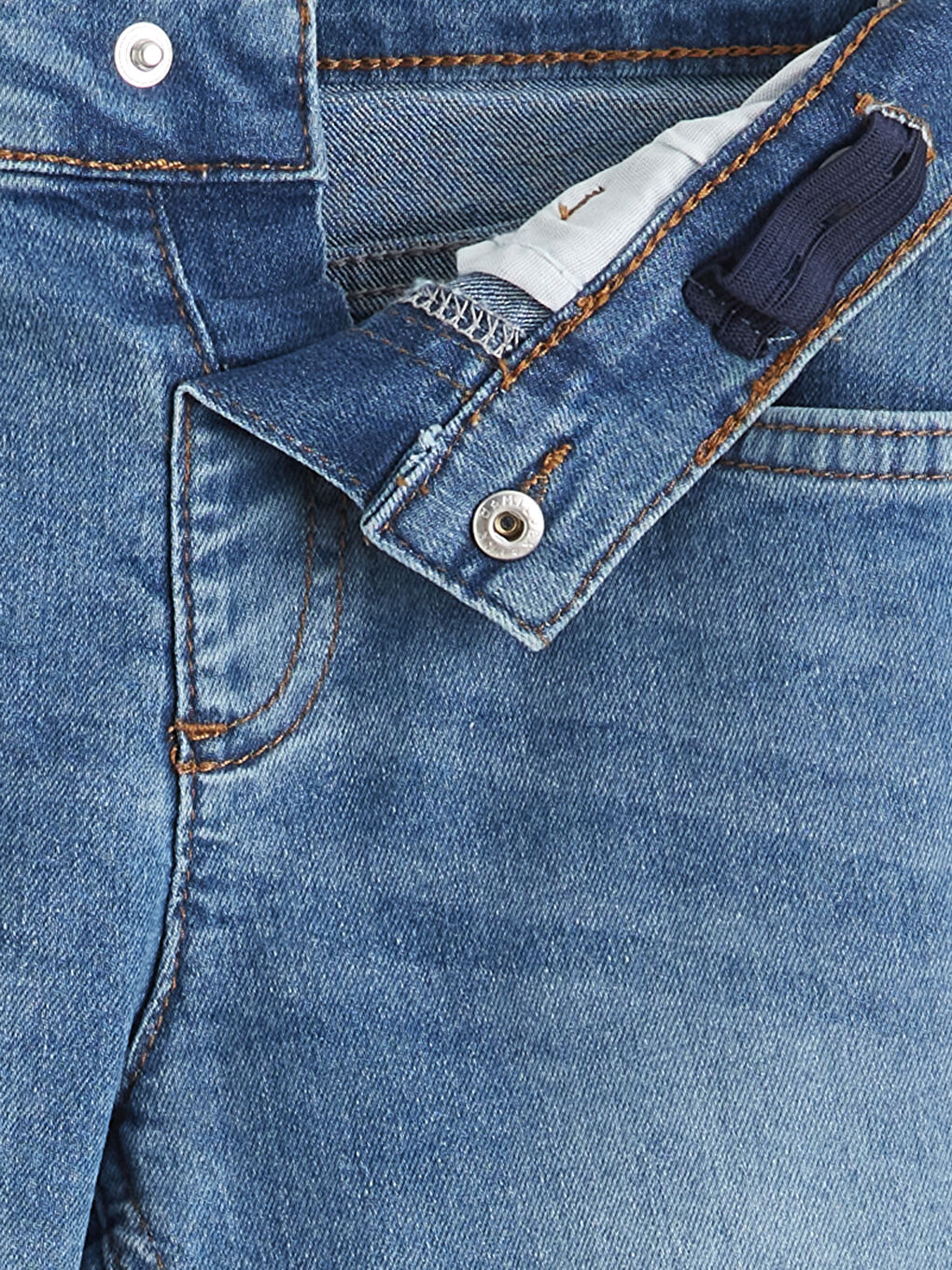 İndigo Erkek Bebek Slim Fit Jean Pantolon-1