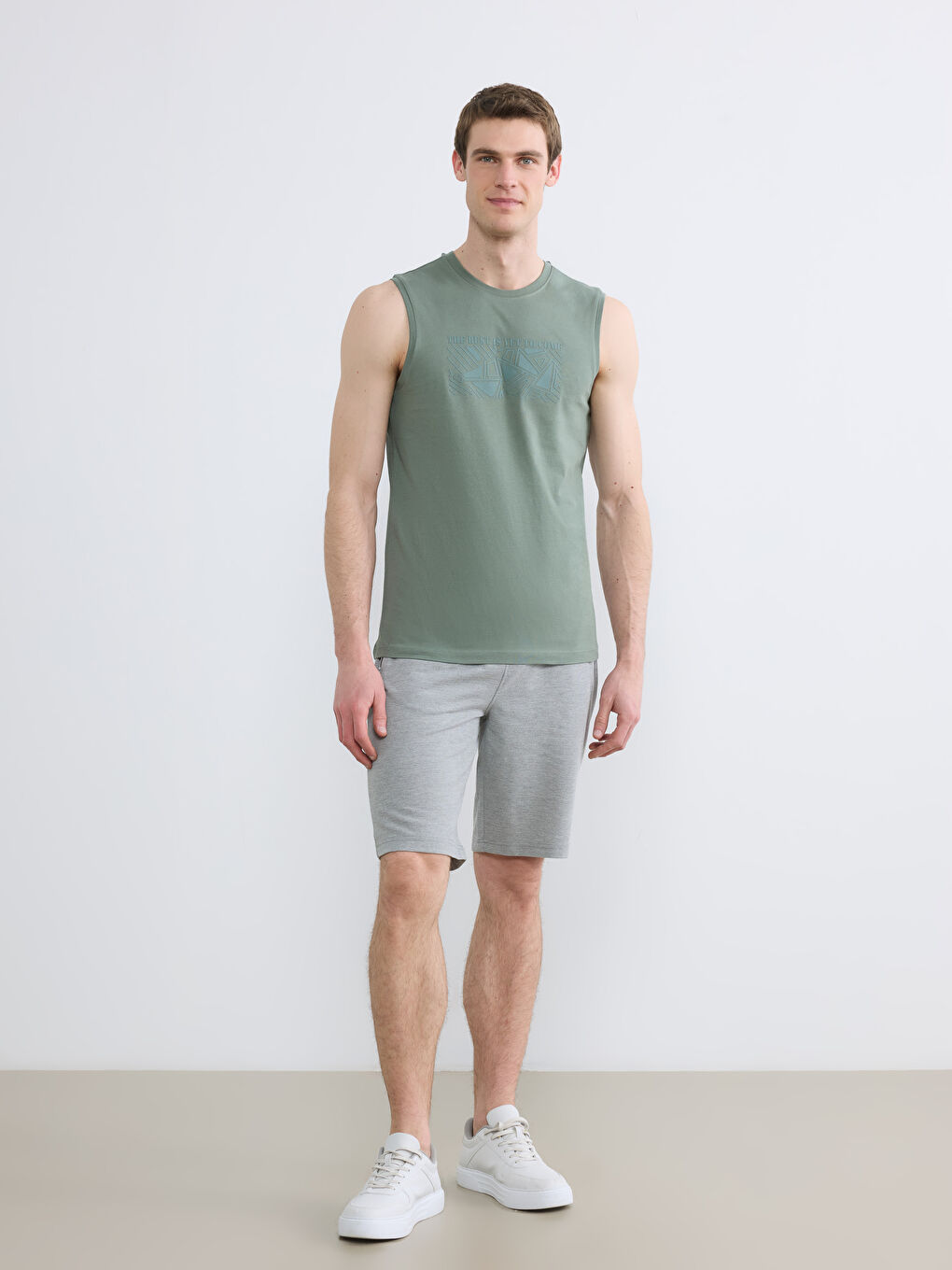 Man KHAKI T-Shirt-1