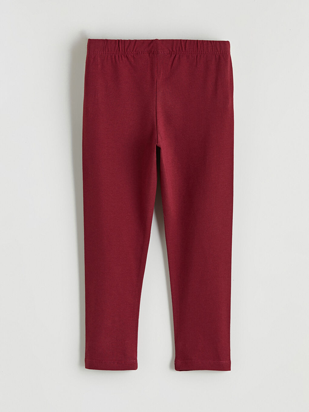 Bordo Kiraz Baskılı Kız Çocuk Tayt 2'li-3