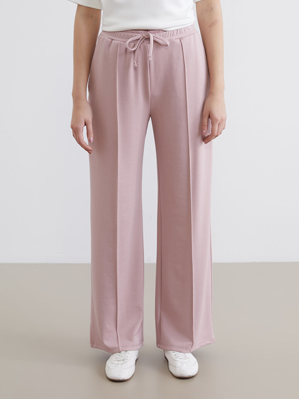 Woman PINK Sweatpants-1