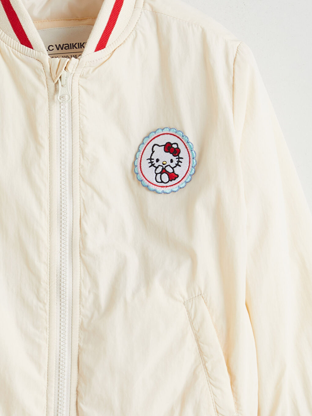 Hello Kitty Baskılı Kolej Yaka Kız Çocuk Mont-3