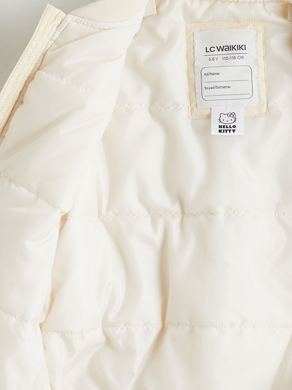 Hello Kitty Baskılı Kolej Yaka Kız Çocuk Mont-4