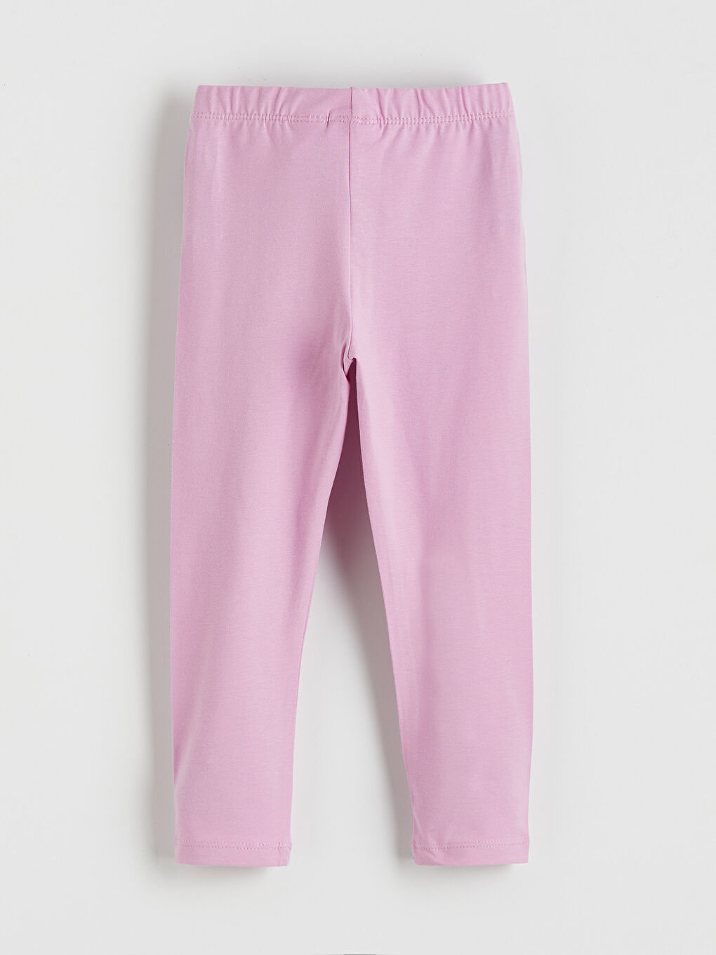 Ekru Beli Lastikli Kız Çocuk Tayt 2'li-2