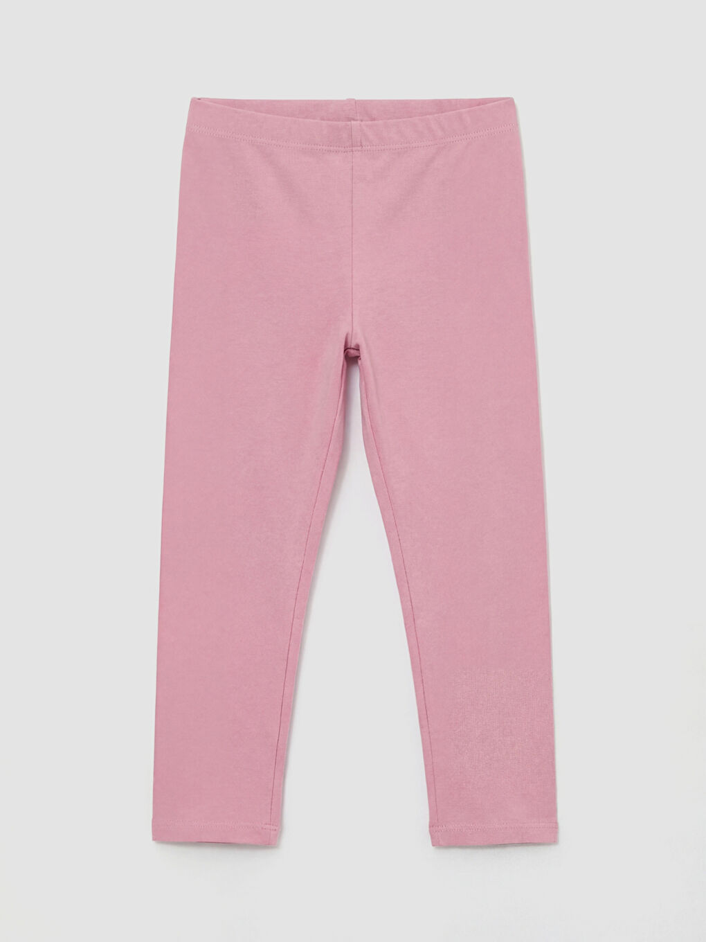 Pembe Kalp Baskılı Kız Çocuk Tayt 2'li-3