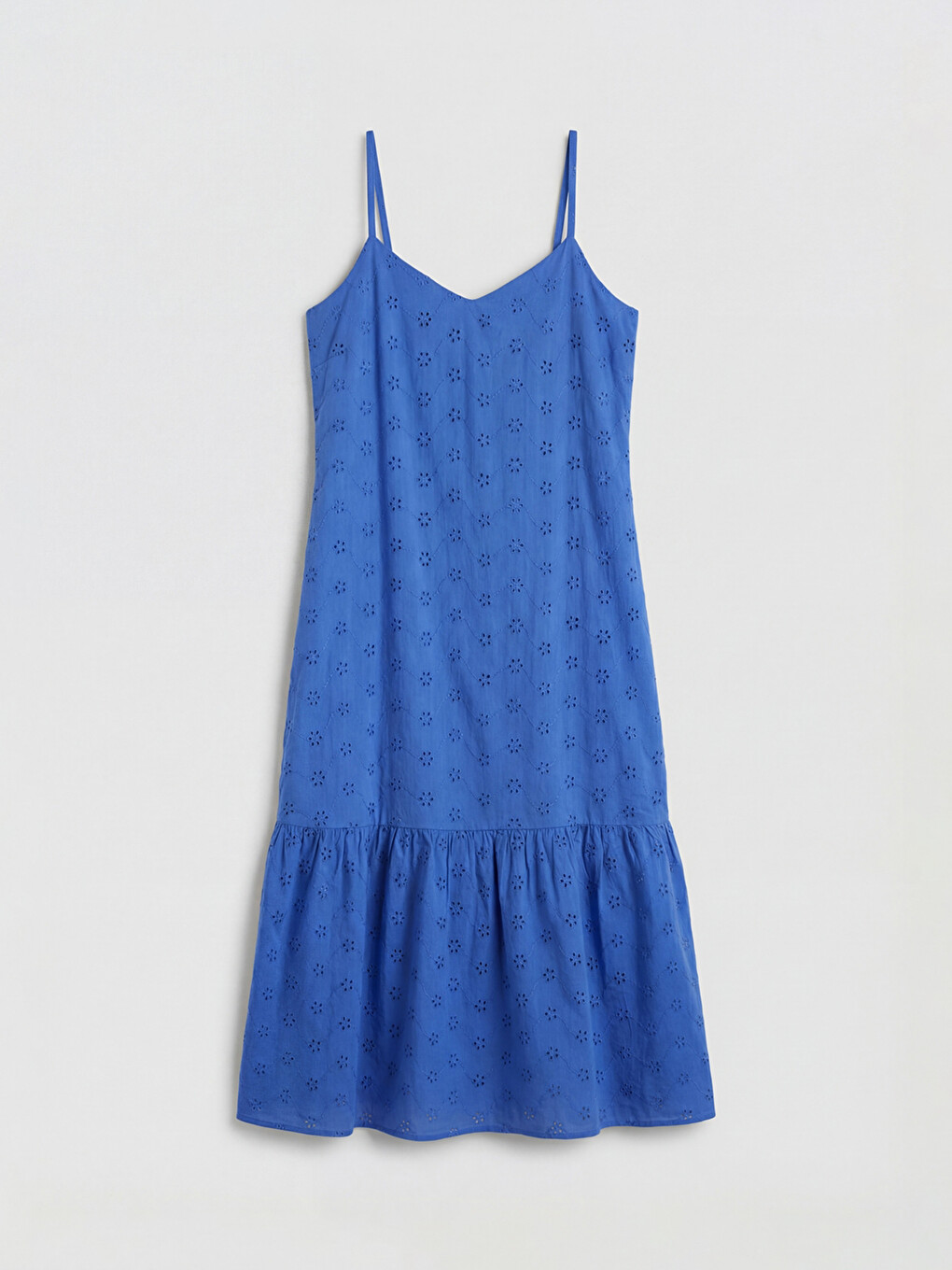 Strappy A-Line Broderie Dress-4