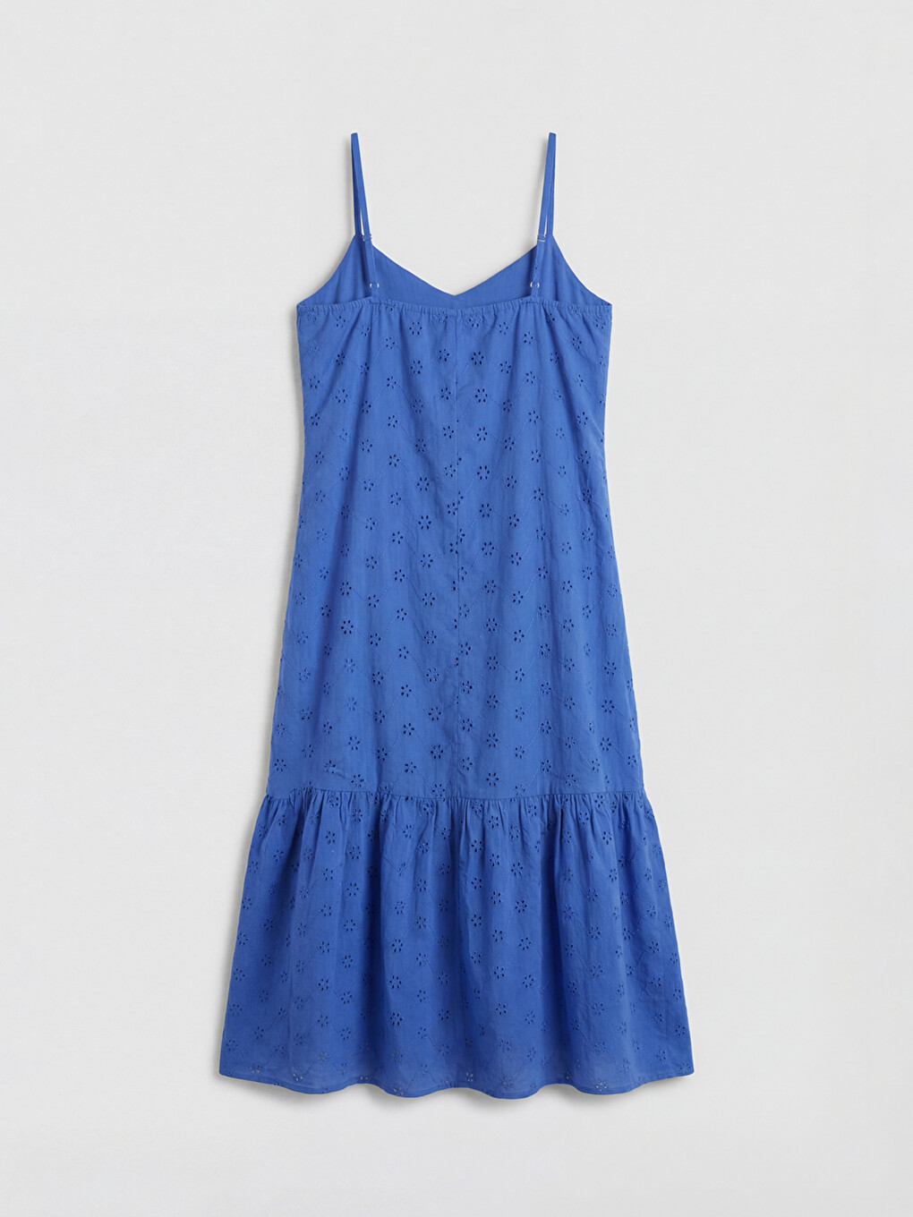 Strappy A-Line Broderie Dress-5