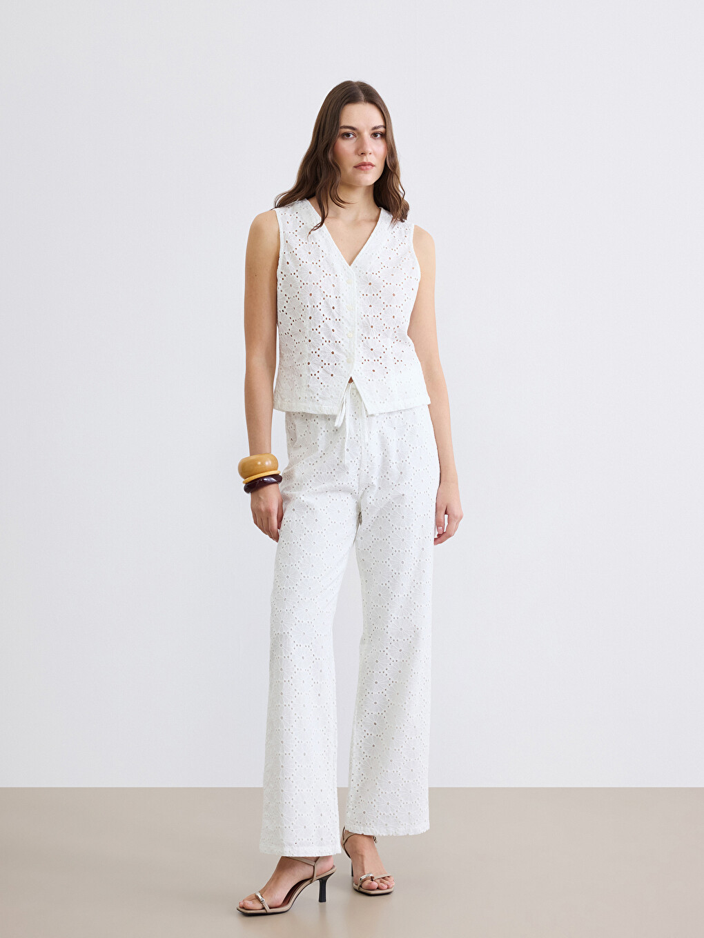 Woman White Blouse-1