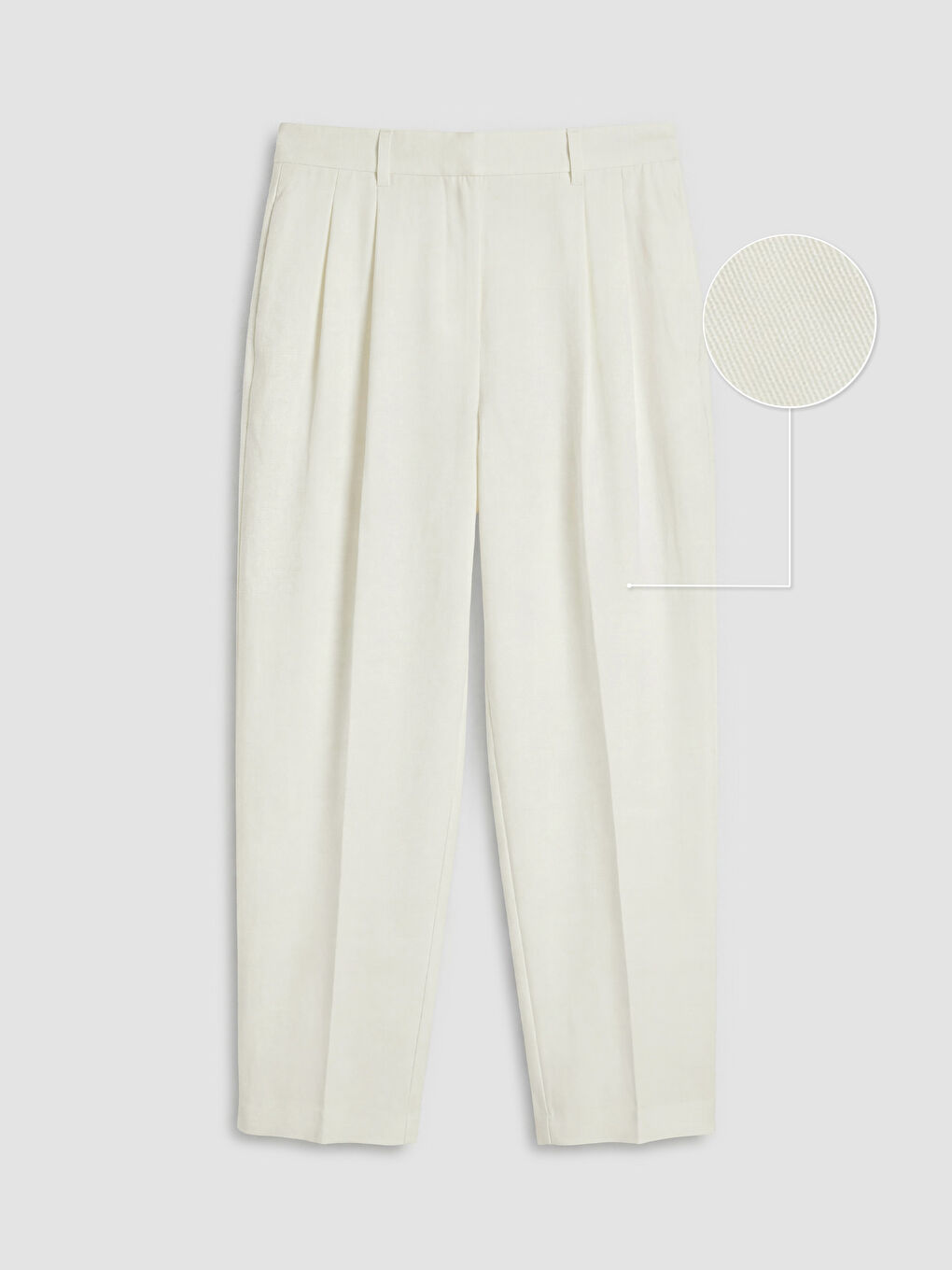 Woman Beige Trousers