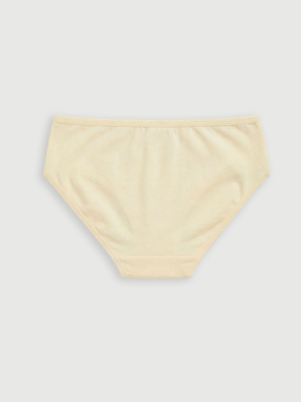 Bej Baskılı Bikini Külot	-1