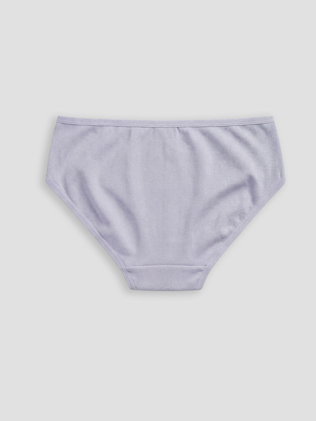 Lila Düz Bikini Külot	-1