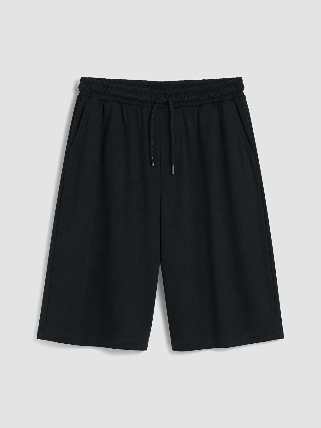 Siyah Regular Fit Erkek Şort
